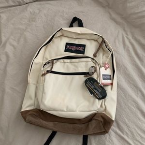 Leather Cordura Jansport Backpack